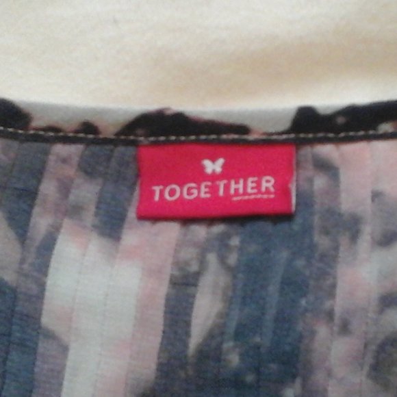 Together Chiffon Floral Blouse, 18 - Picture 9 of 9